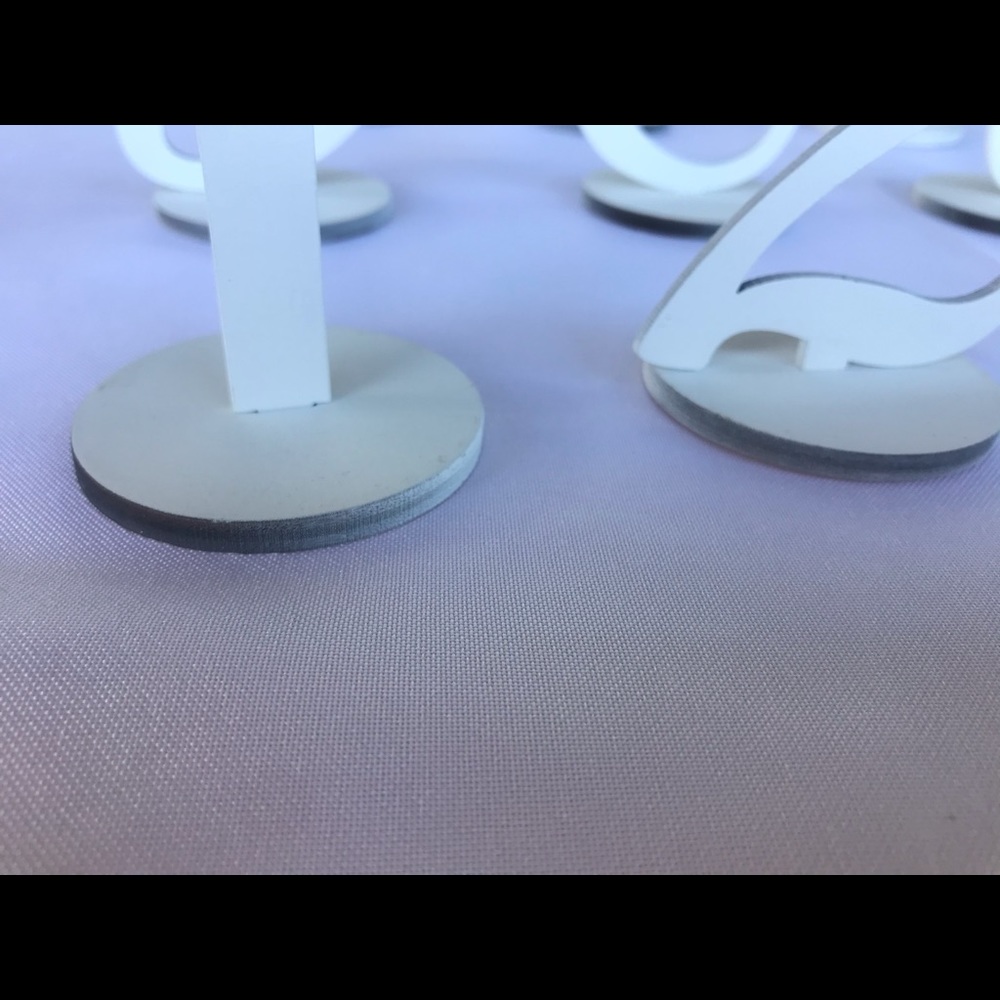Wedding Table Numbers - Picture 6 of 6